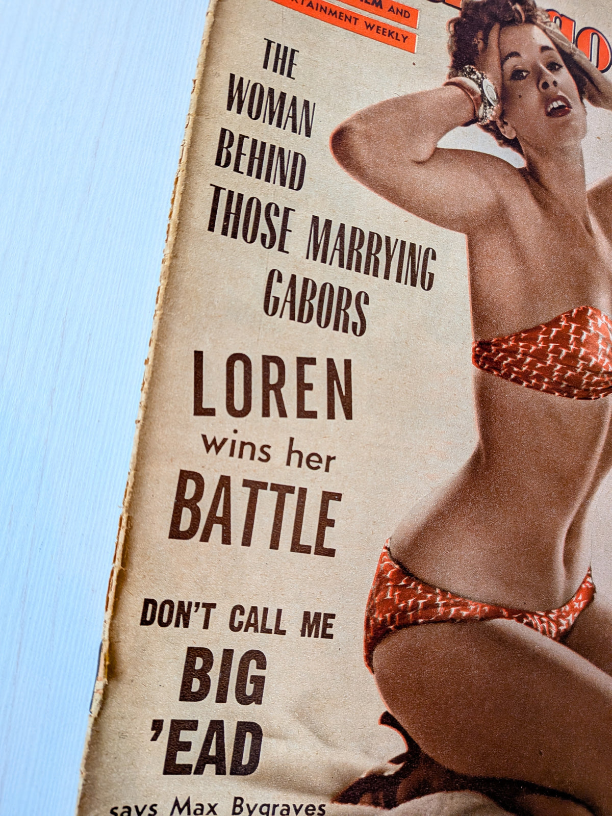 Picturegoer Magazine May 19, 1956 - Tonia Bern Cover