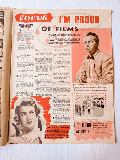 Picturegoer Magazine February 11, 1956 - Dani Crayne Cover