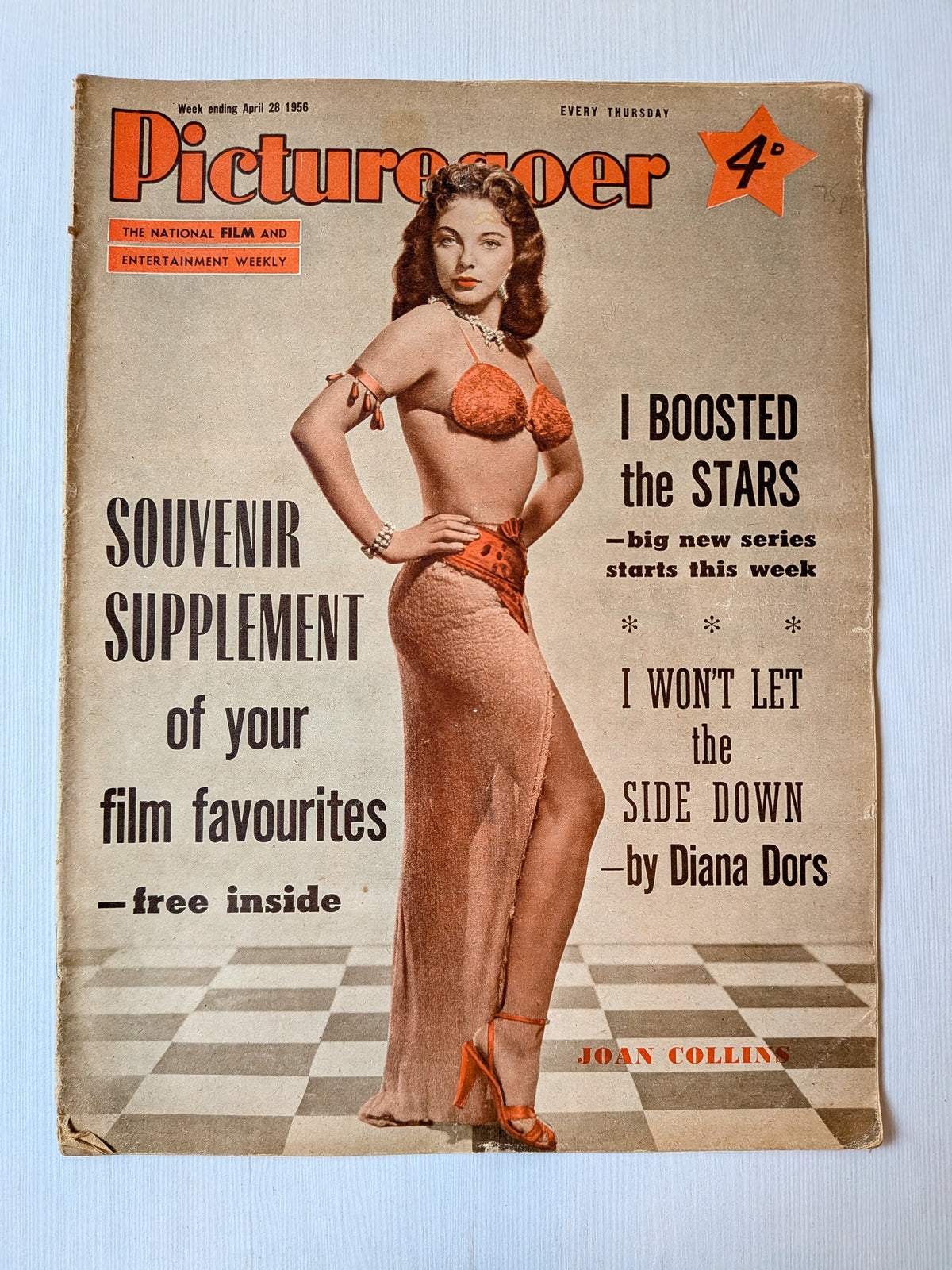 Picturegoer Magazine April 28, 1956 - Joan Collins Cover