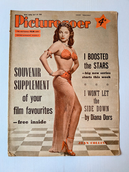 Picturegoer Magazine April 28, 1956 - Joan Collins Cover