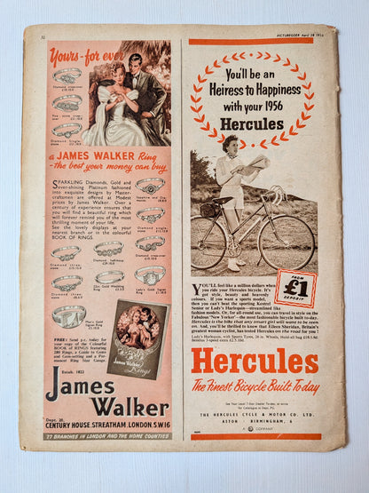 Picturegoer Magazine April 28, 1956 - Joan Collins Cover