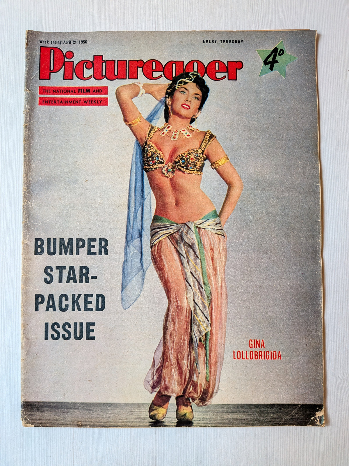 Picturegoer Magazine April 21, 1956 - Bumper Issue - Gina Lollobrigida Cover