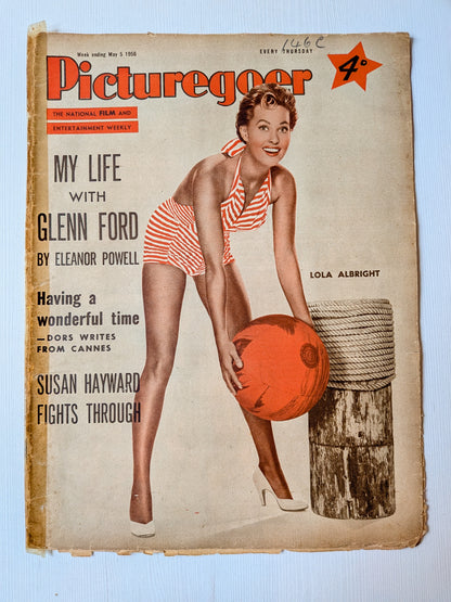 Picturegoer Magazine May 5, 1956 - Lola Albright Cover