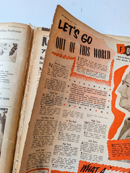 Picturegoer Magazine May 5, 1956 - Lola Albright Cover