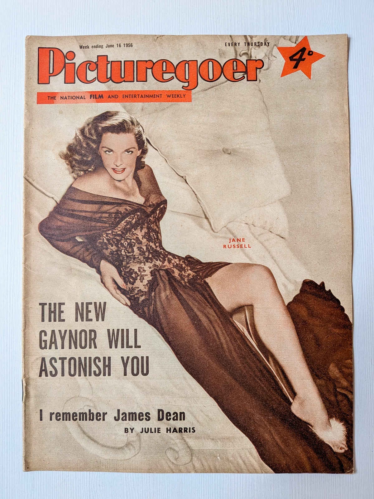 Picturegoer Magazine June 16, 1956 - Jane Russell Cover
