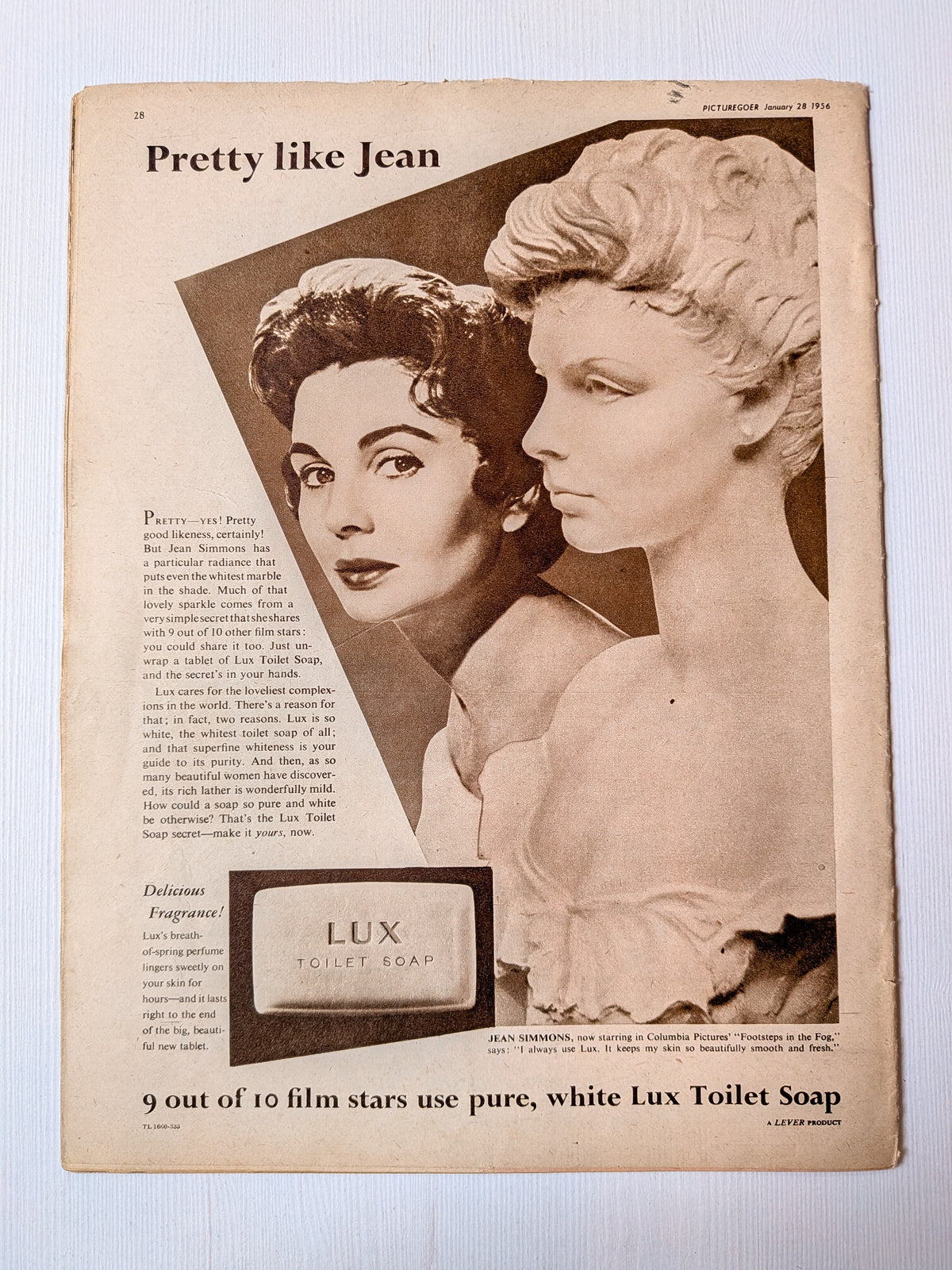 Picturegoer Magazine January 28, 1956 - Jackie Collins Cover