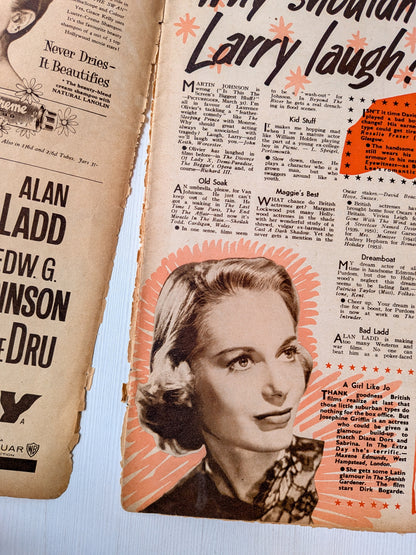 Picturegoer Magazine May 26, 1956 - Belinda Lee Cover