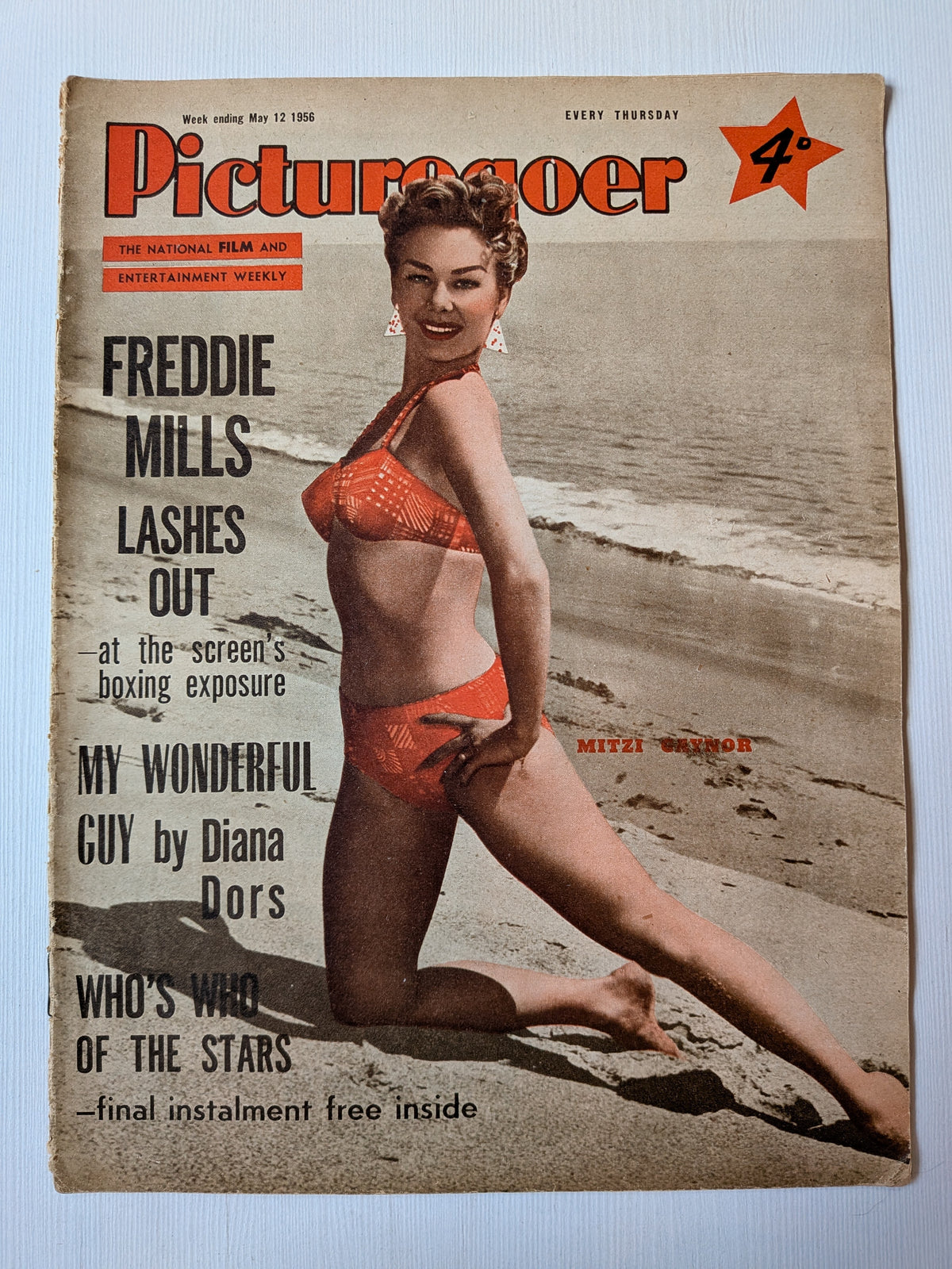 Picturegoer Magazine May 12, 1956 - Mitzi Gaynor Cover