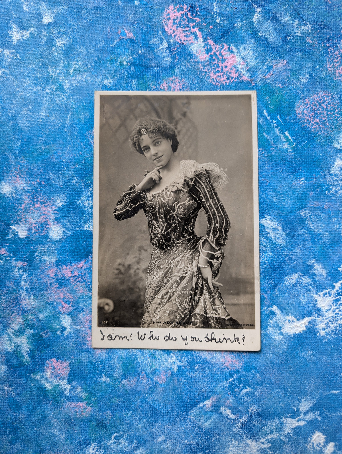 Antique Ada Reeve Edwardian Film/Stage Actress Postcard - 157