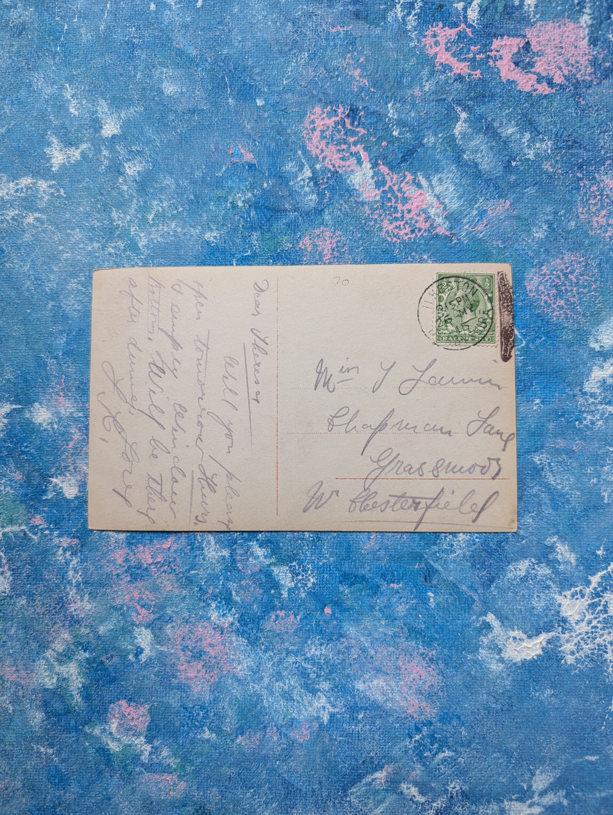 Antique Hand-Coloured Real Photo Girl Postcard - 2786/3 - Early 1900s