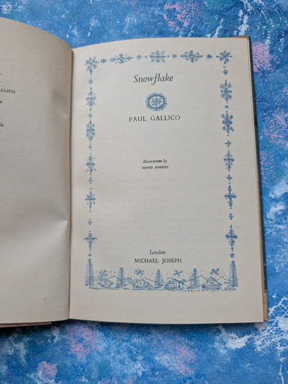 Snowflake by Paul Gallico - 1952 - Purnell & Sons Ltd