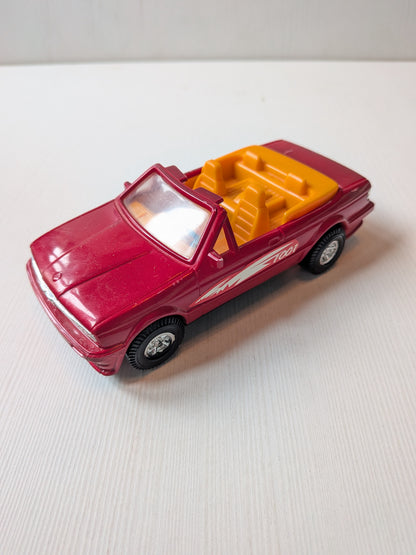 BMW 3 Series Red Convertible Plastic Toy Car