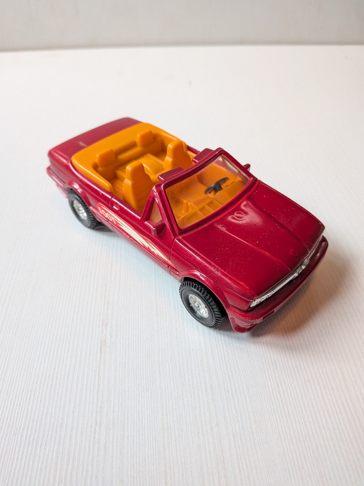 BMW 3 Series Red Convertible Plastic Toy Car