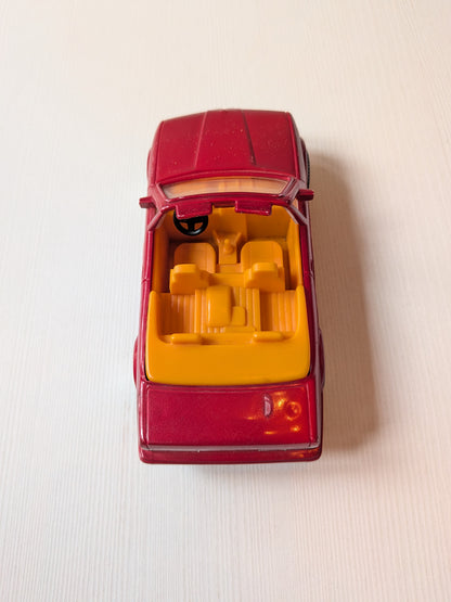 BMW 3 Series Red Convertible Plastic Toy Car