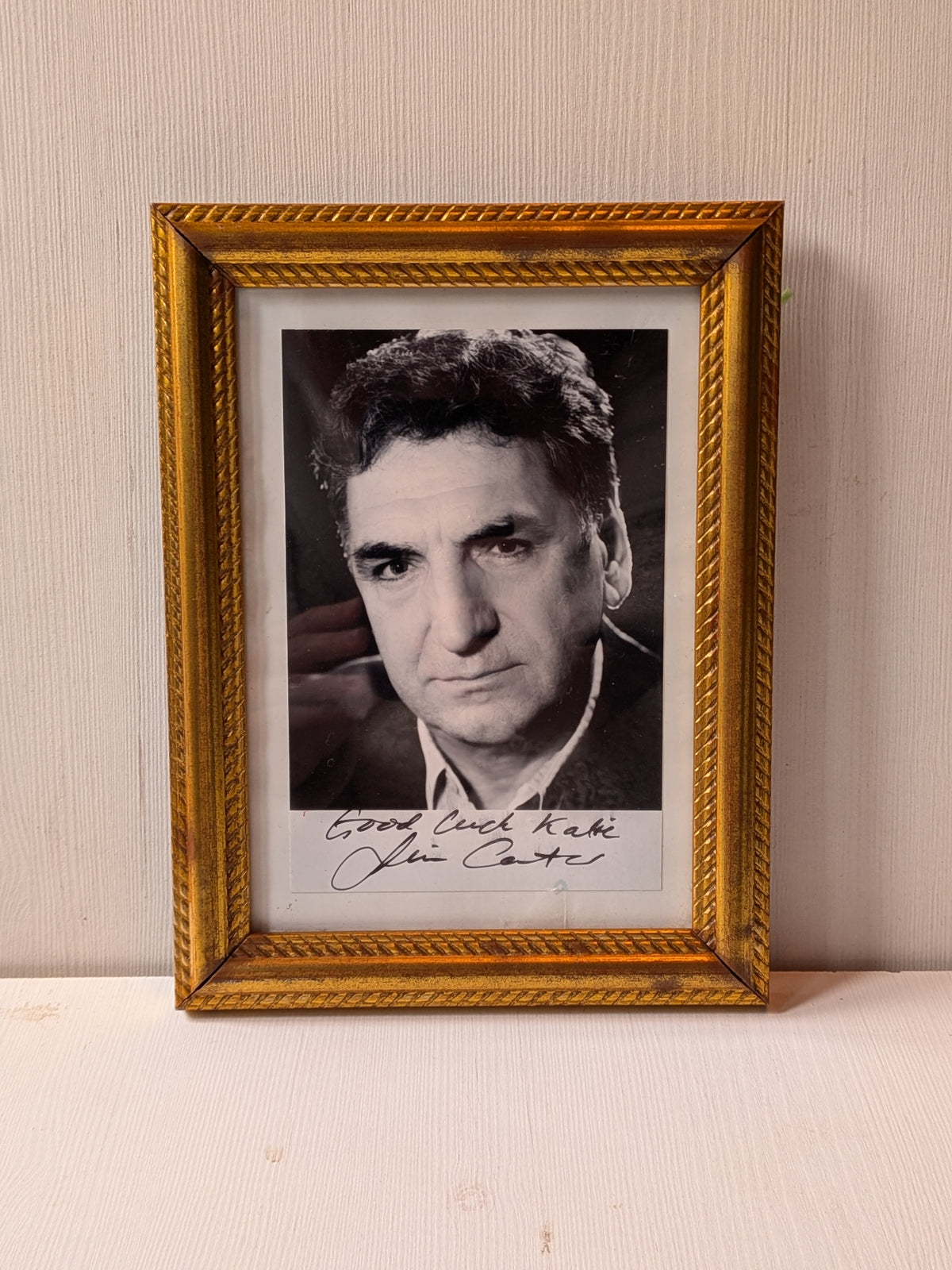 Downton Abbey Jim Carter Autographed Photo In Frame