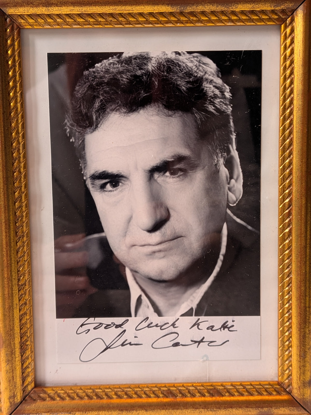 Downton Abbey Jim Carter Autographed Photo In Frame
