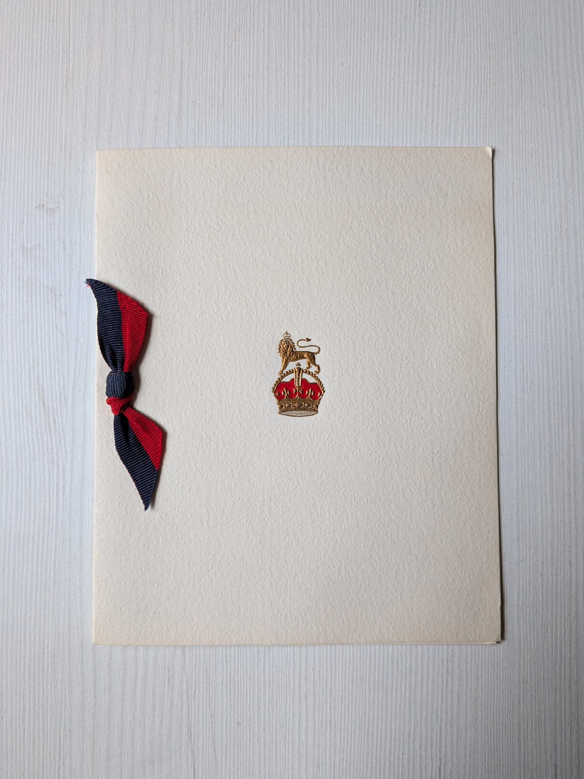Vintage British Army War Office Christmas Card - 1951