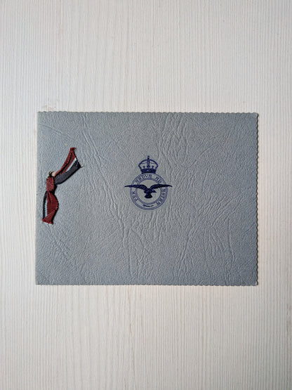 Vintage World War II-Era Royal Air Force Christmas/New Year Card - 1940s