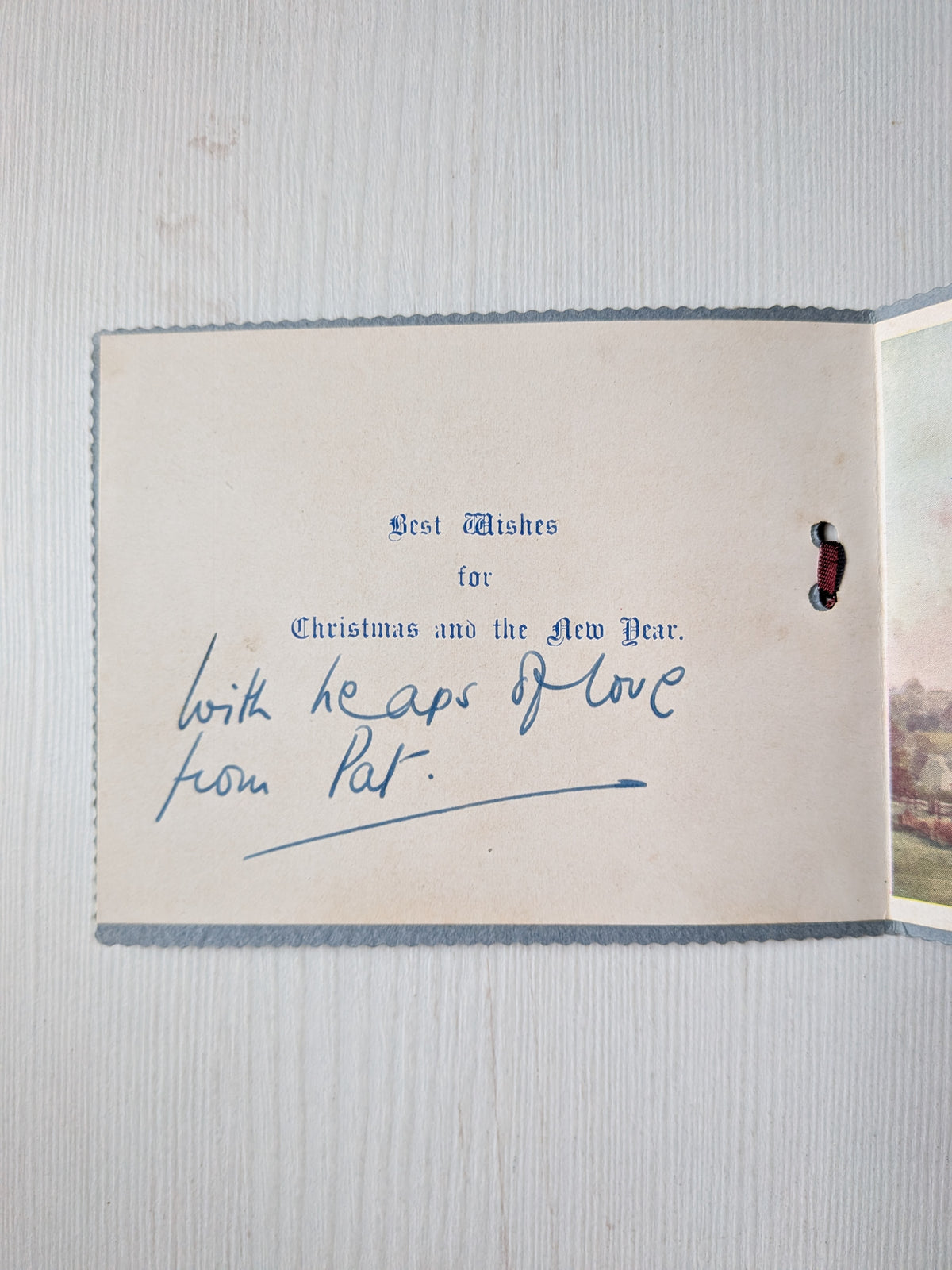 Vintage World War II-Era Royal Air Force Christmas/New Year Card - 1940s