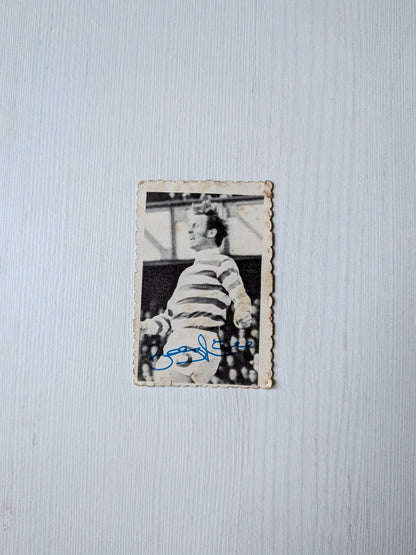A&BC Footballers Autographed Photos 1973/74 #14, Billy McNeal (Celtic) Card