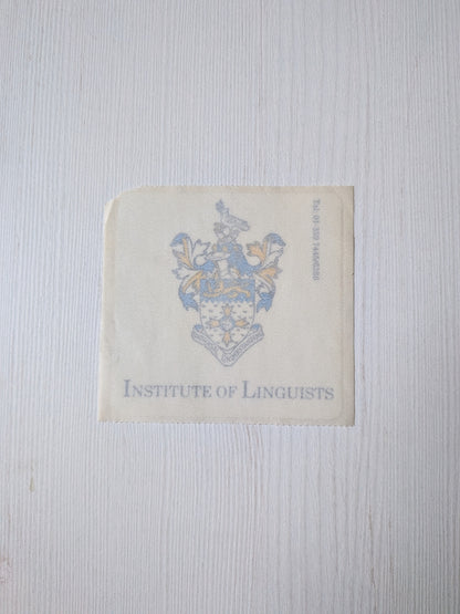 Vintage Institute of Linguists Coat of Arms/Crest Sticker