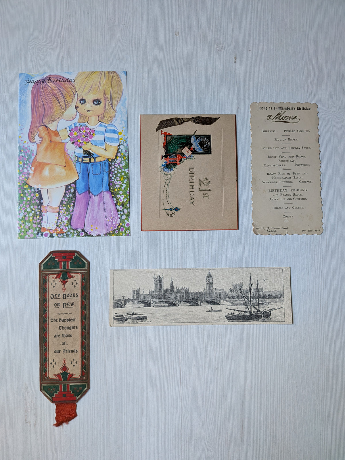 Antique and Vintage Paper Ephemera Bundle - x10 Pieces For Scrapbooking/Crafts #14