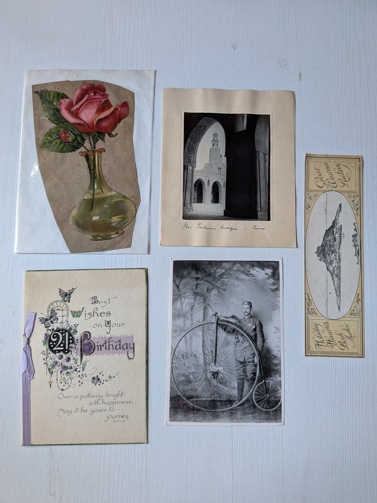 Antique and Vintage Paper Ephemera Bundle - x10 Pieces For Scrapbooking/Crafts #12