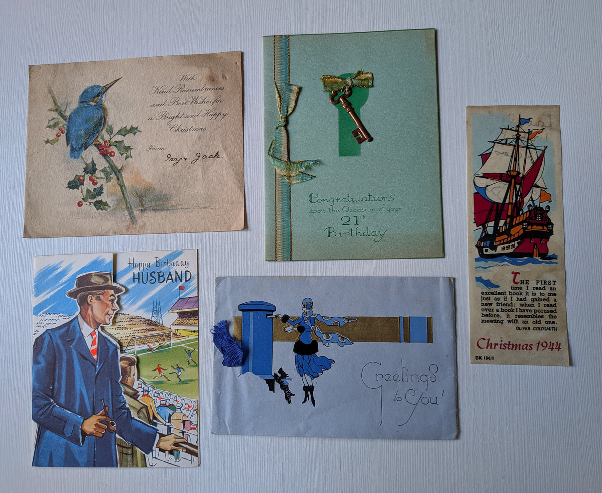 Antique and Vintage Paper Ephemera Bundle - x10 Pieces For Scrapbooking/Crafts #9