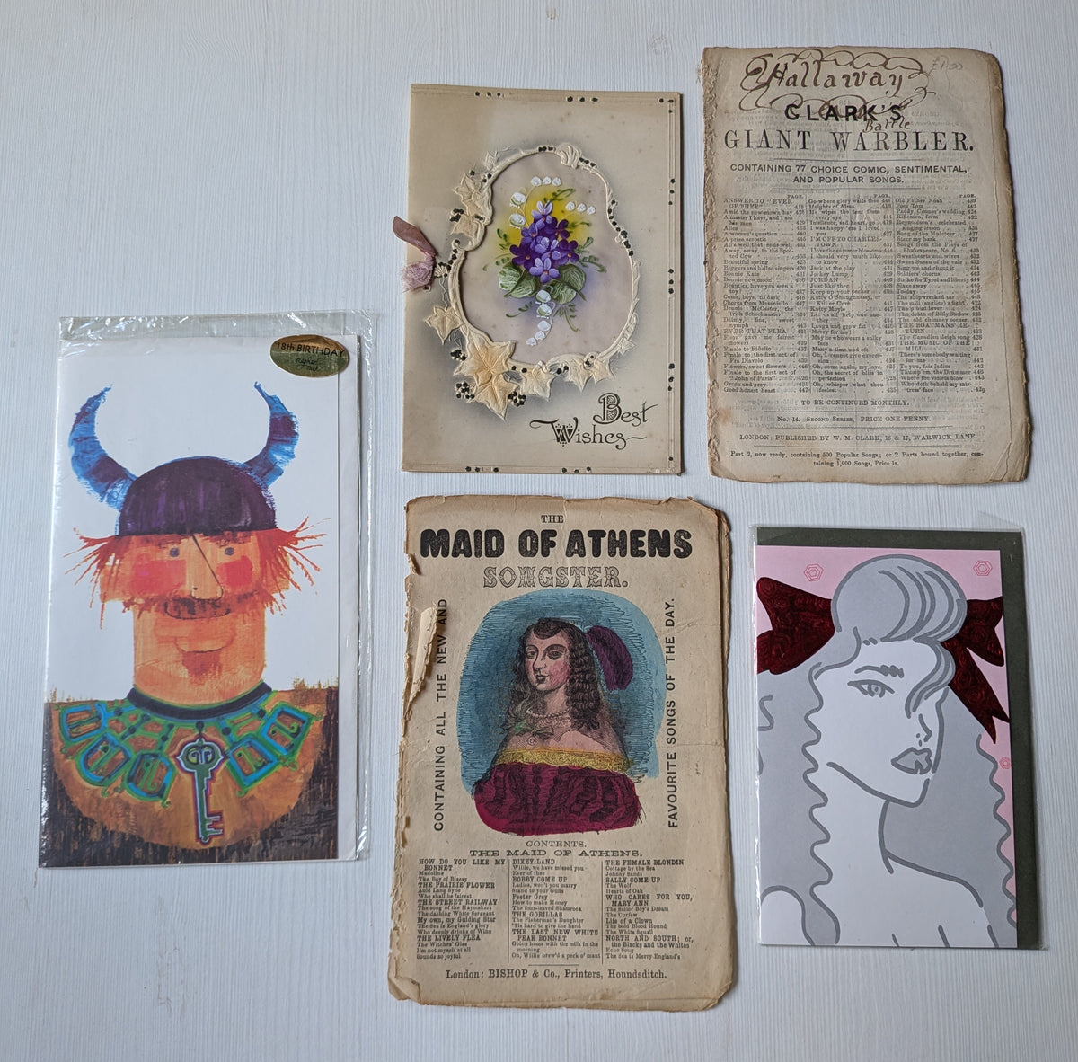 Antique and Vintage Paper Ephemera Bundle - x10 Pieces For Scrapbooking/Crafts #8