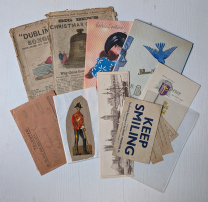 Antique and Vintage Paper Ephemera Bundle - x10 Pieces For Scrapbooking/Crafts #7