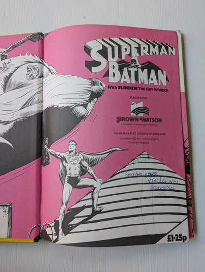 Superman and Batman with Robin the Boy Wonder Annual 1977 - DC/Brown Watson