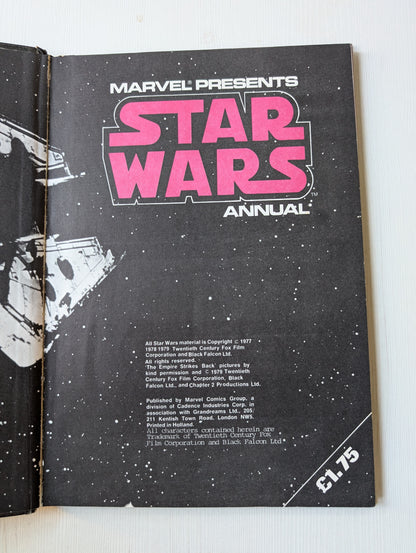 Vintage Star Wars Annual 1979 - Marvel Comics Group/Grandreams Ltd
