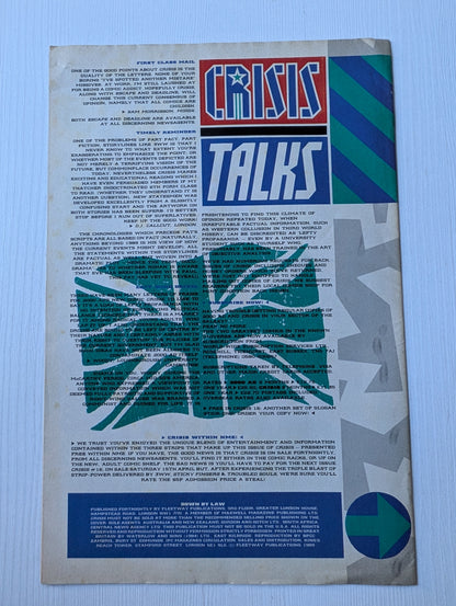 2000 AD Presents: Crisis #15 - 14th April 1989