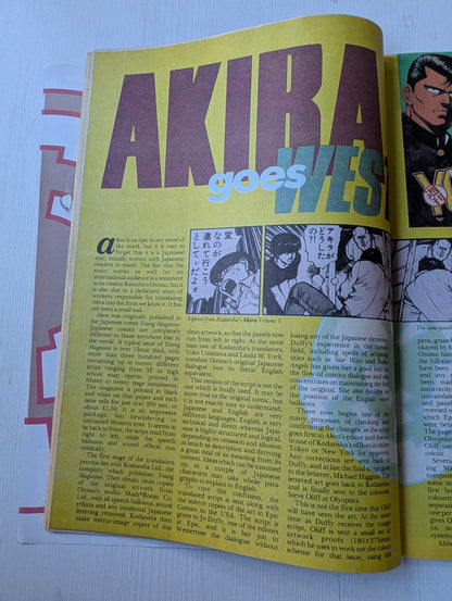 Meltdown #2 - September 1991 - Marvel UK Comic - Akira Cover