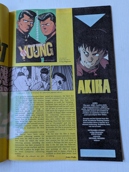 Meltdown #2 - September 1991 - Marvel UK Comic - Akira Cover
