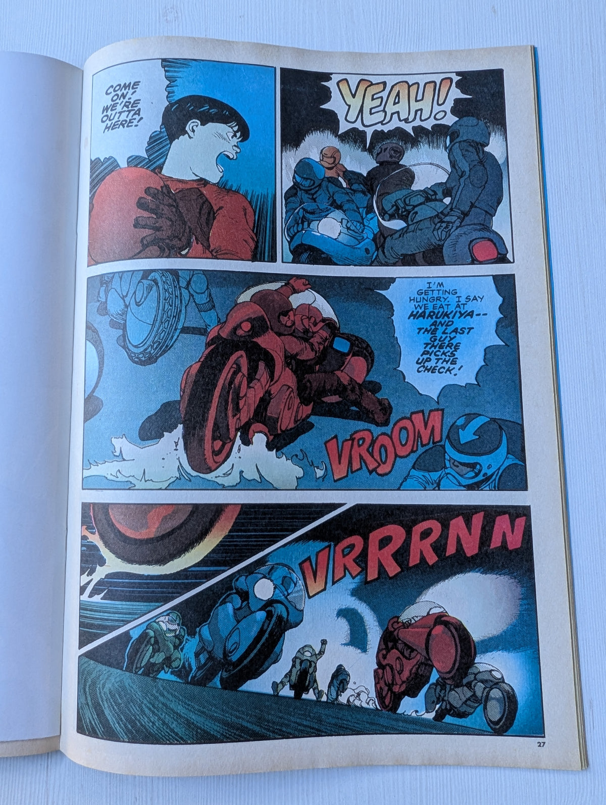 Meltdown #2 - September 1991 - Marvel UK Comic - Akira Cover