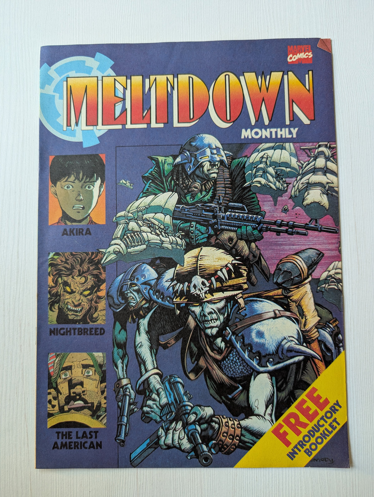Meltdown Monthly Introduction Booklet - 1991 - Marvel UK Comic - Akira + More