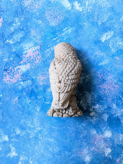 Vintage Langford Country Artists Small Resin Owl Ornament - 1994