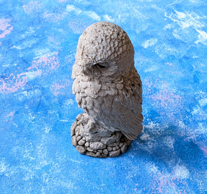 Vintage Langford Country Artists Small Resin Owl Ornament - 1994
