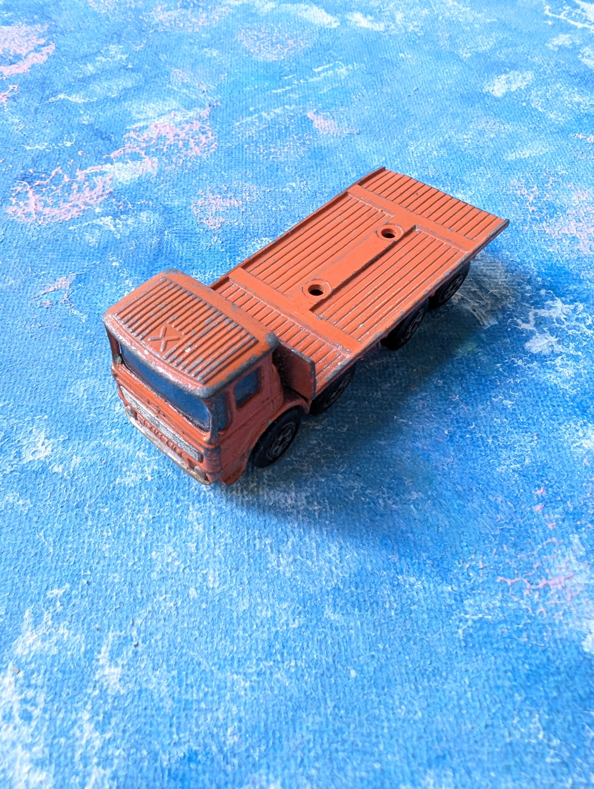 Vintage Matchbox Superfast No. 10 Leyland Ergomatic Cab Pipe Truck - 1971