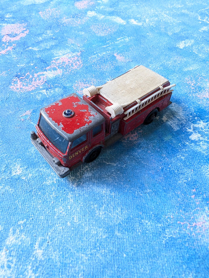 Vintage Matchbox Lesney No. 29c Denver Maxim Fire Pumper Truck - 1966
