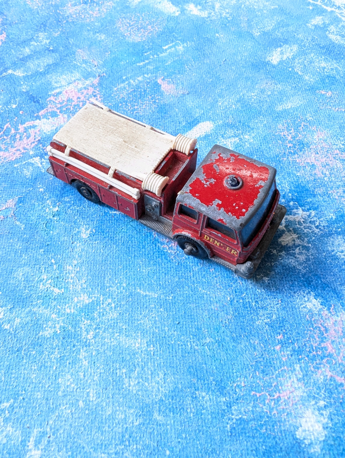 Vintage Matchbox Lesney No. 29c Denver Maxim Fire Pumper Truck - 1966