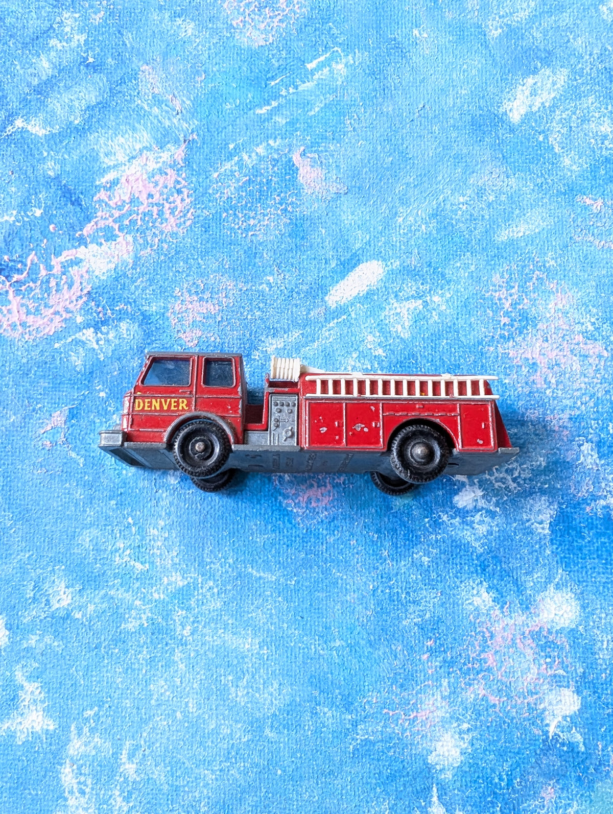 Vintage Matchbox Lesney No. 29c Denver Maxim Fire Pumper Truck - 1966