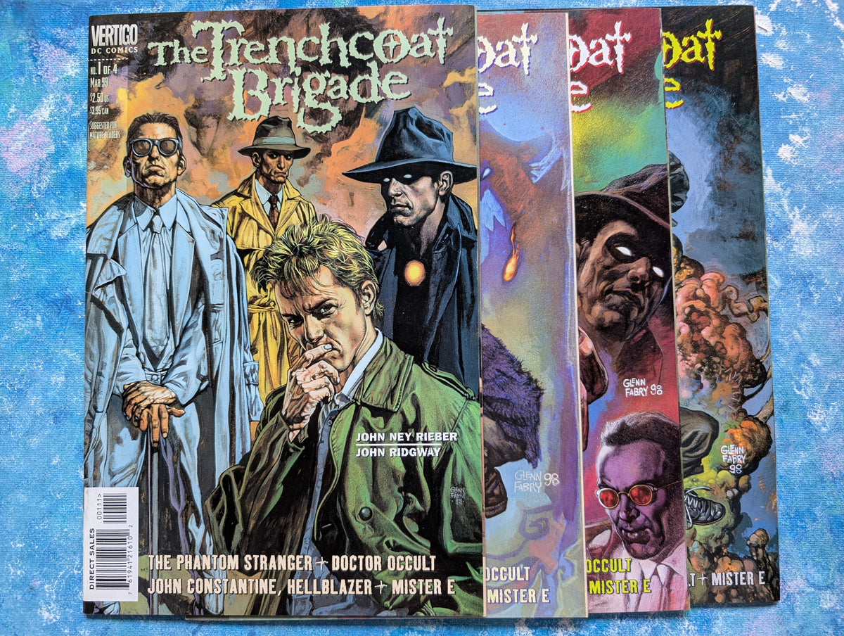 The Trenchcoat Brigade #1-4 Full Set - 1999 - Vertigo Comic Books