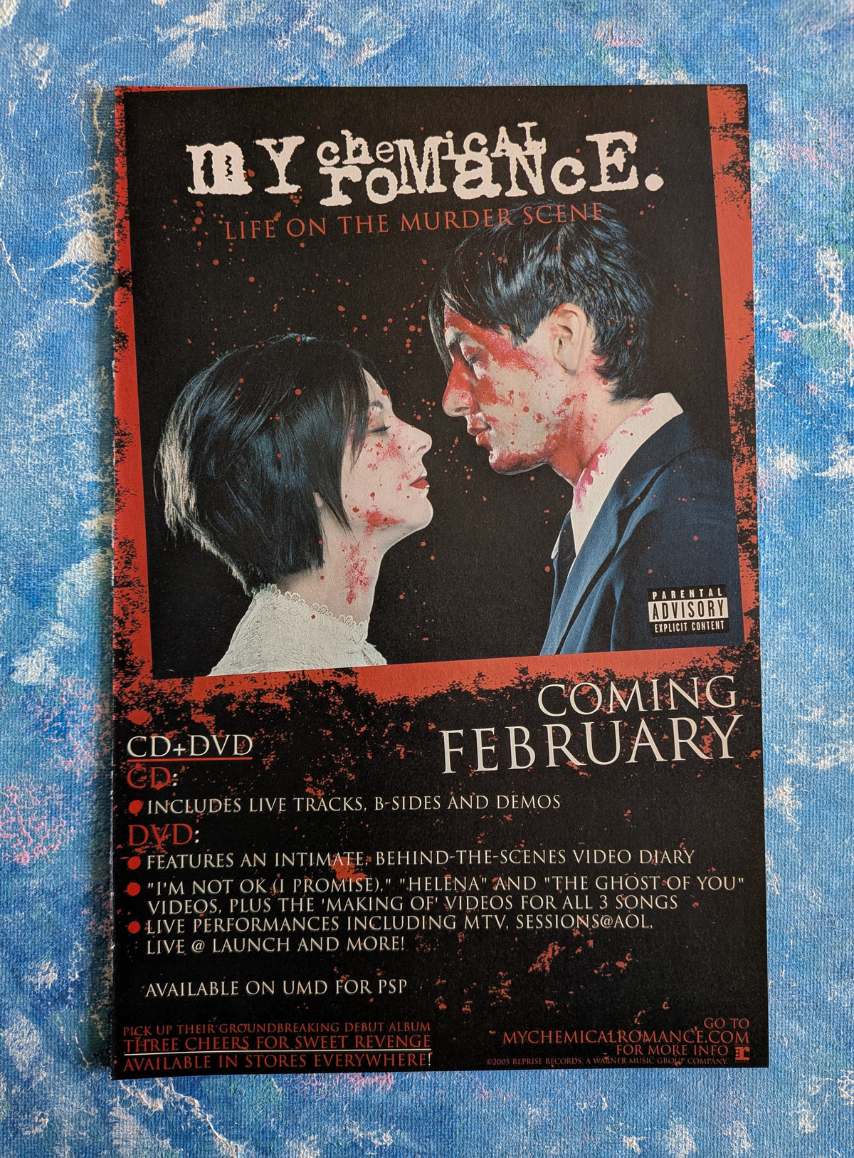 My Chemical Romance Life on the Murder Scene 2005 Advertisement - See Details