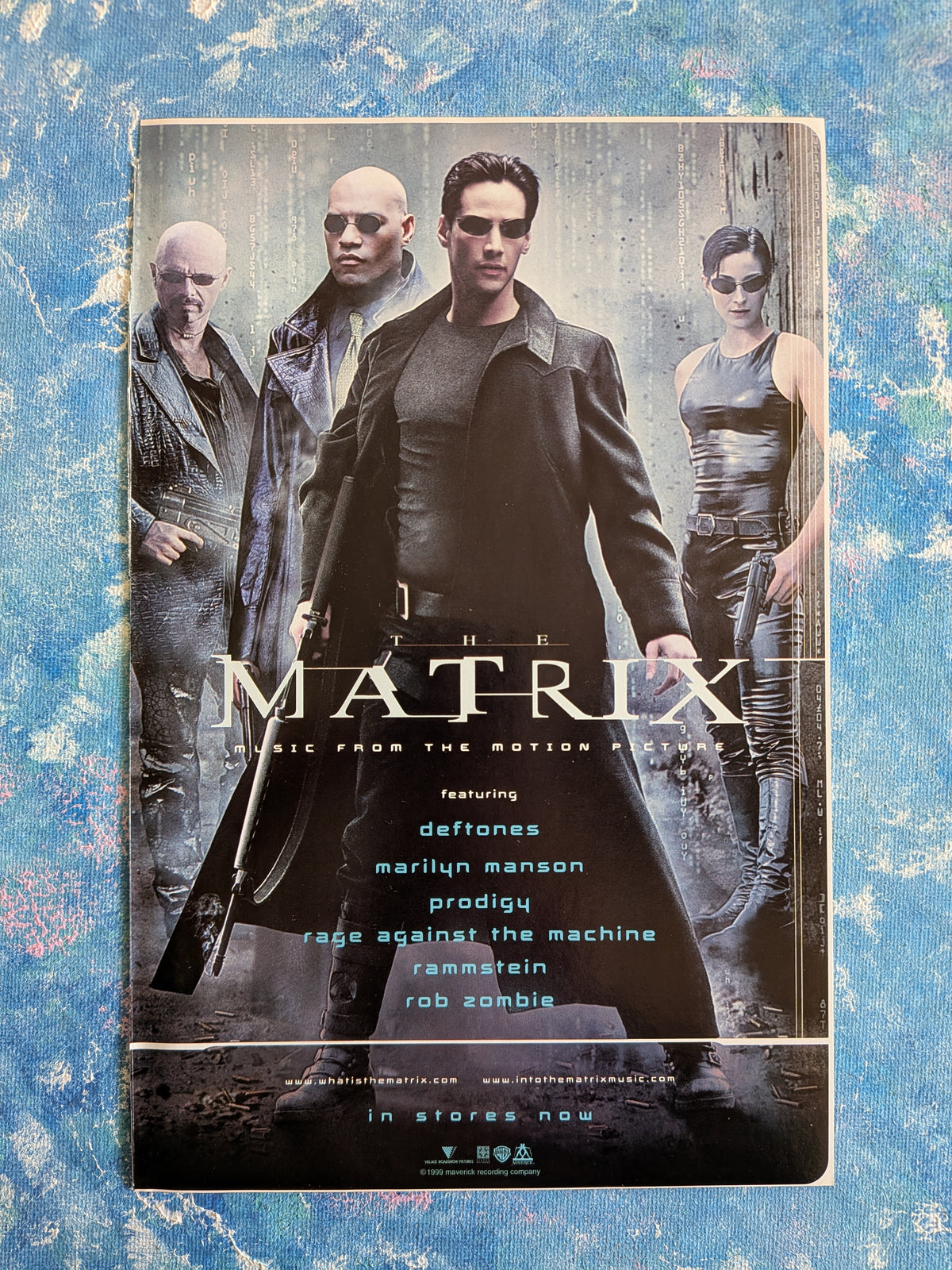 The Matrix 1999 Movie Soundtrack Promo Advertisement - See Details