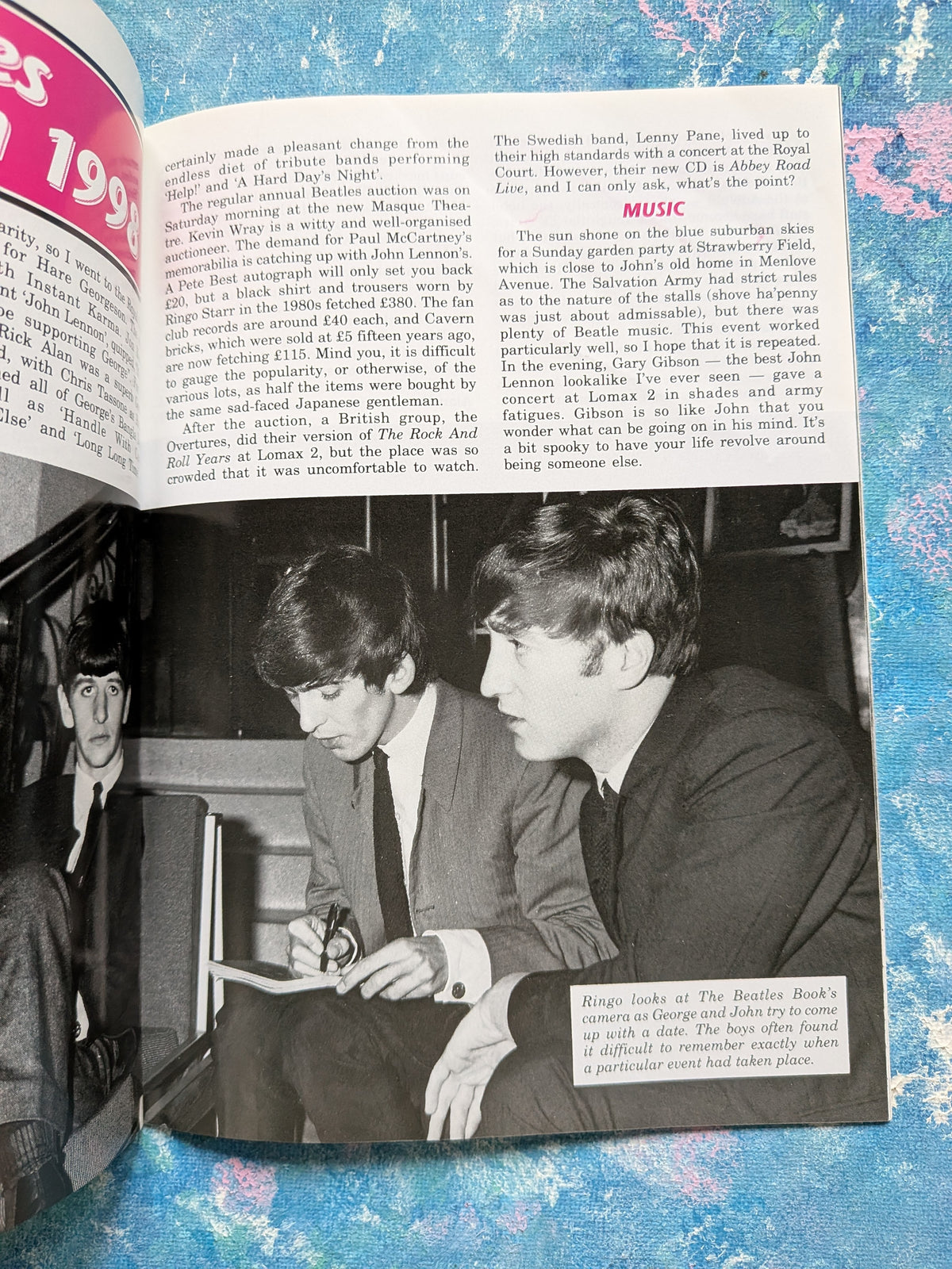 The Beatles Book Monthly - October 1998 - Ringo's UK Concert/Beatles and the Press
