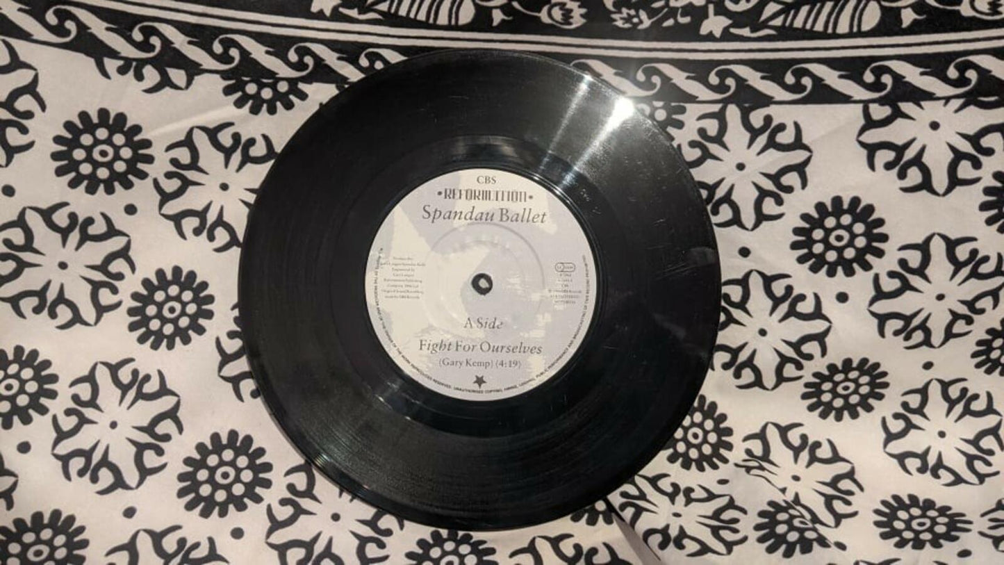 Spandau Ballet - Fight For Ourselves 7" Vinyl Single, 1986, CBS