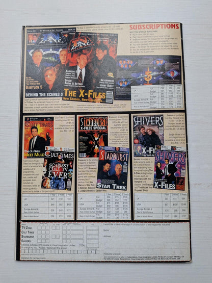 TV Zone Special #23 December 1996 - Yearbook Special, Babylon 5/The X Files/More