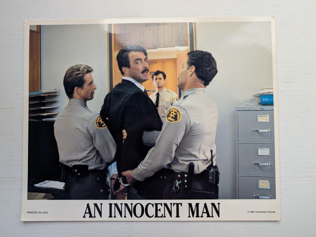 An Innocent Man x8 Lobby Card Bundle, 1989 Tom Selleck/Touchstone Pictures